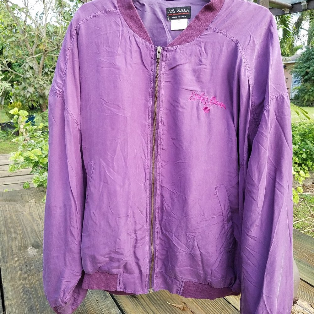 PROMO VINTAGE "LIVING COLOUR" BAND, from Epic, Windbreaker Jacket (XL) - Picture 4 of 5